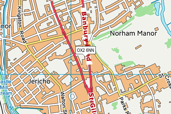 OX2 6NN map - OS VectorMap District (Ordnance Survey)