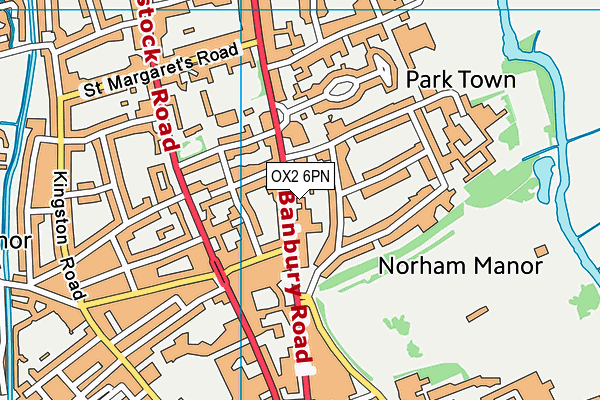 OX2 6PN map - OS VectorMap District (Ordnance Survey)