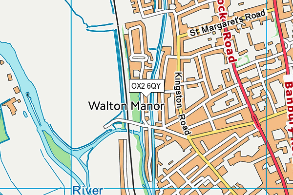 OX2 6QY map - OS VectorMap District (Ordnance Survey)