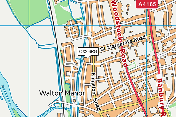 OX2 6RG map - OS VectorMap District (Ordnance Survey)