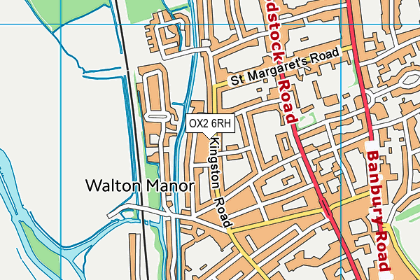 OX2 6RH map - OS VectorMap District (Ordnance Survey)