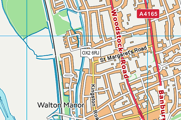 OX2 6RJ map - OS VectorMap District (Ordnance Survey)