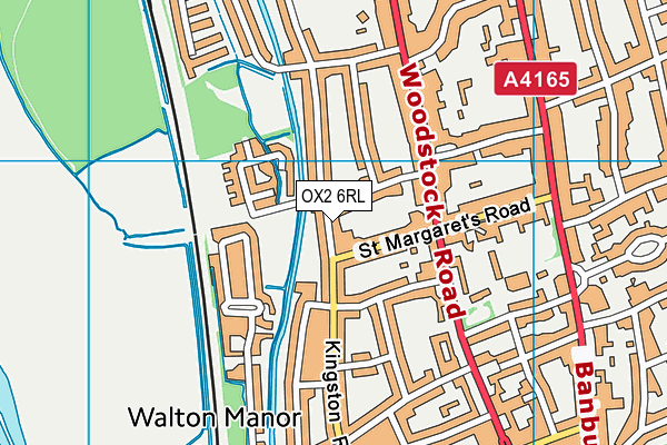 OX2 6RL map - OS VectorMap District (Ordnance Survey)