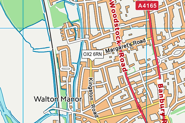 OX2 6RN map - OS VectorMap District (Ordnance Survey)