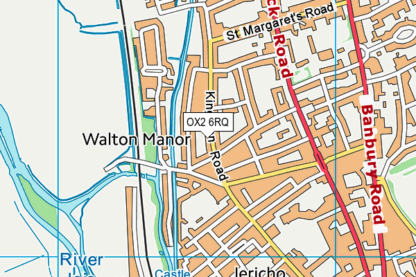 OX2 6RQ map - OS VectorMap District (Ordnance Survey)