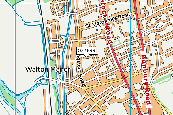 OX2 6RR map - OS VectorMap District (Ordnance Survey)