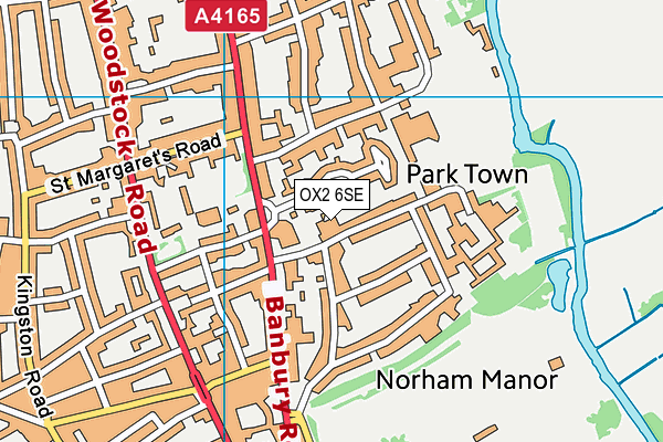 OX2 6SE map - OS VectorMap District (Ordnance Survey)