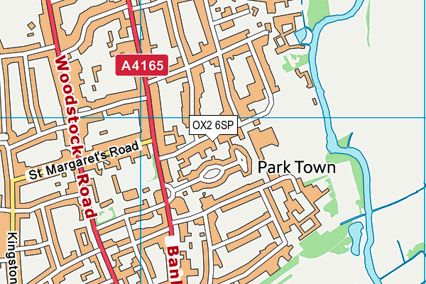 OX2 6SP map - OS VectorMap District (Ordnance Survey)