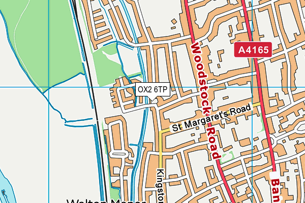 OX2 6TP map - OS VectorMap District (Ordnance Survey)