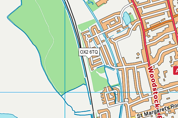OX2 6TQ map - OS VectorMap District (Ordnance Survey)