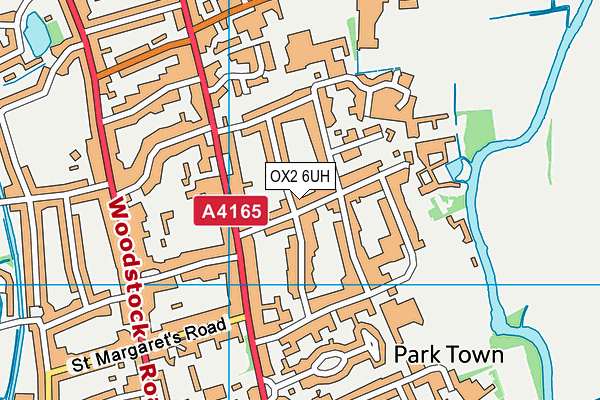 OX2 6UH map - OS VectorMap District (Ordnance Survey)