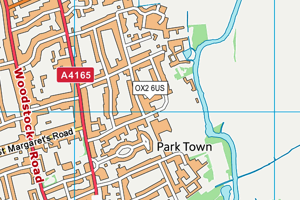 OX2 6US map - OS VectorMap District (Ordnance Survey)