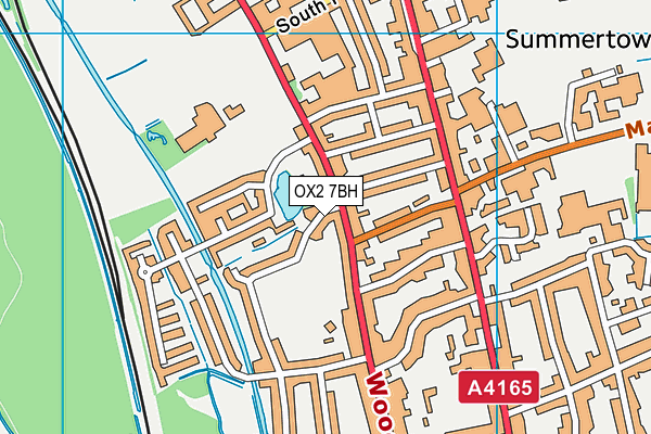 OX2 7BH map - OS VectorMap District (Ordnance Survey)