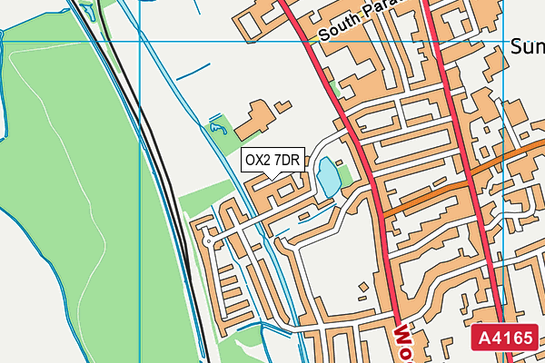 OX2 7DR map - OS VectorMap District (Ordnance Survey)