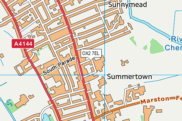 OX2 7EL map - OS VectorMap District (Ordnance Survey)