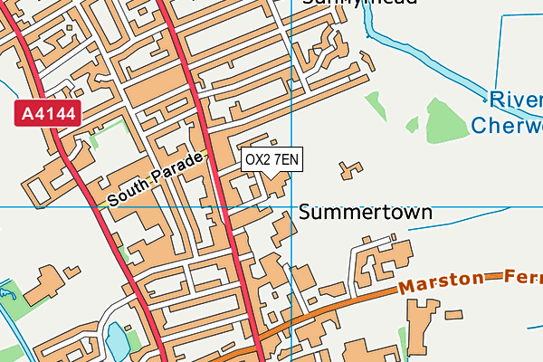 Summer Fields School map (OX2 7EN) - OS VectorMap District (Ordnance Survey)