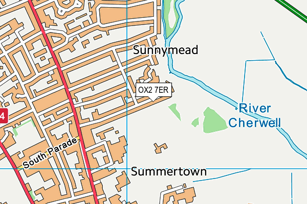 OX2 7ER map - OS VectorMap District (Ordnance Survey)