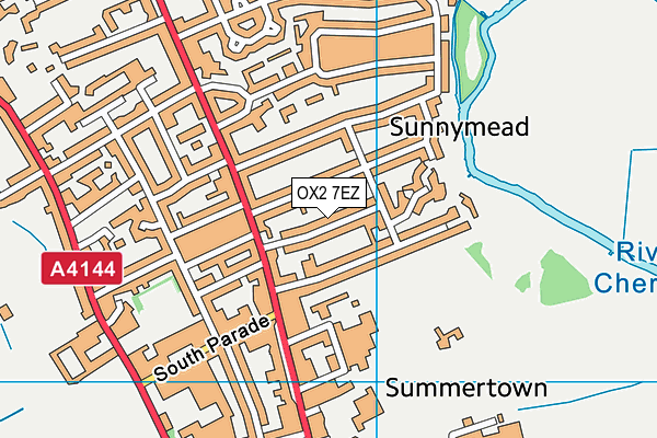 OX2 7EZ map - OS VectorMap District (Ordnance Survey)