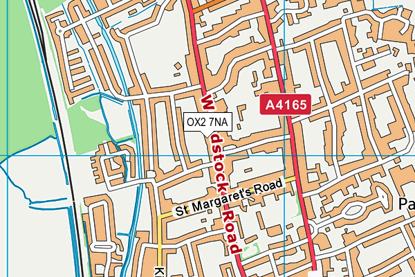 OX2 7NA map - OS VectorMap District (Ordnance Survey)