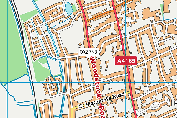 OX2 7NB map - OS VectorMap District (Ordnance Survey)