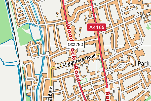 OX2 7ND map - OS VectorMap District (Ordnance Survey)