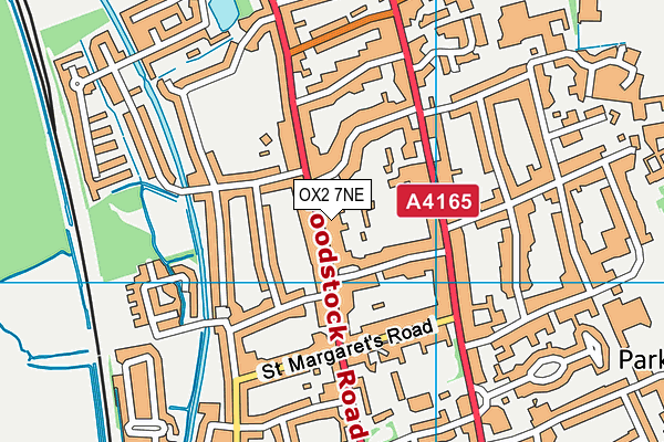 OX2 7NE map - OS VectorMap District (Ordnance Survey)