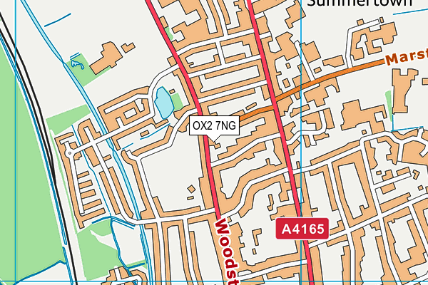 OX2 7NG map - OS VectorMap District (Ordnance Survey)