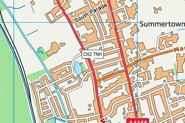 OX2 7NH map - OS VectorMap District (Ordnance Survey)