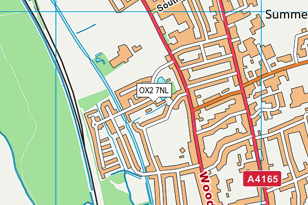 OX2 7NL map - OS VectorMap District (Ordnance Survey)