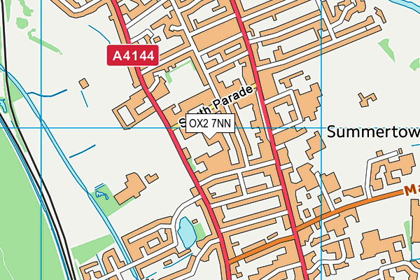 St Edward's School map (OX2 7NN) - OS VectorMap District (Ordnance Survey)