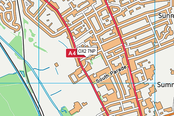 OX2 7NP map - OS VectorMap District (Ordnance Survey)