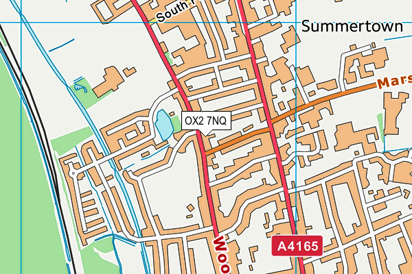 OX2 7NQ map - OS VectorMap District (Ordnance Survey)