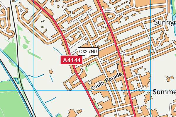 OX2 7NU map - OS VectorMap District (Ordnance Survey)