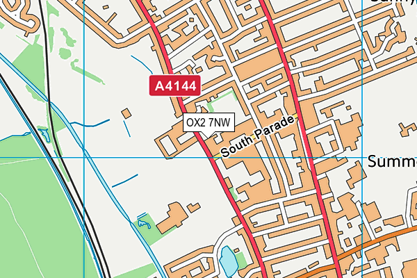 OX2 7NW map - OS VectorMap District (Ordnance Survey)