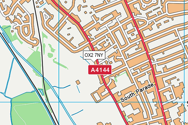 OX2 7NY map - OS VectorMap District (Ordnance Survey)