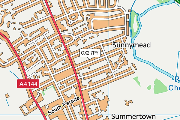 OX2 7PY map - OS VectorMap District (Ordnance Survey)