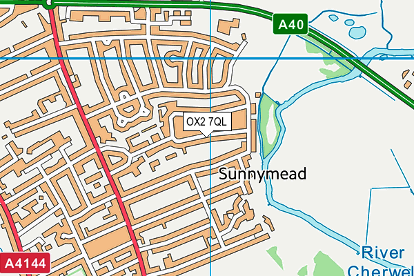 OX2 7QL map - OS VectorMap District (Ordnance Survey)