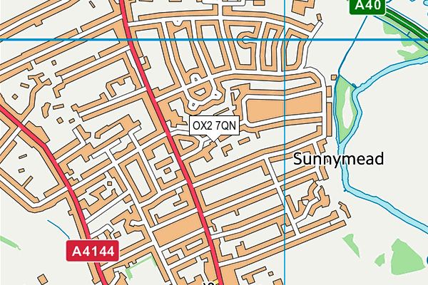 OX2 7QN map - OS VectorMap District (Ordnance Survey)