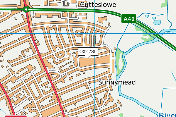 OX2 7SL map - OS VectorMap District (Ordnance Survey)