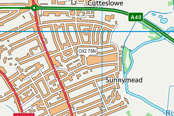 OX2 7SN map - OS VectorMap District (Ordnance Survey)