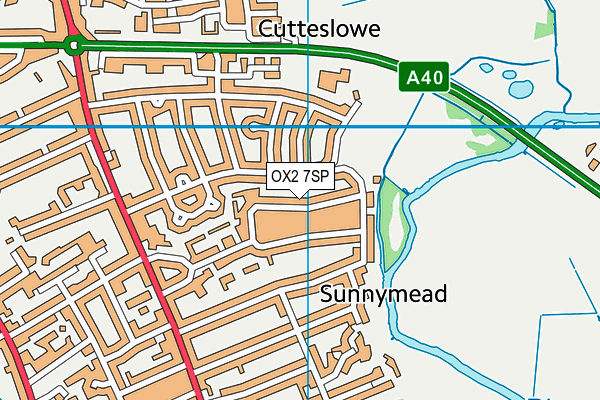 OX2 7SP map - OS VectorMap District (Ordnance Survey)