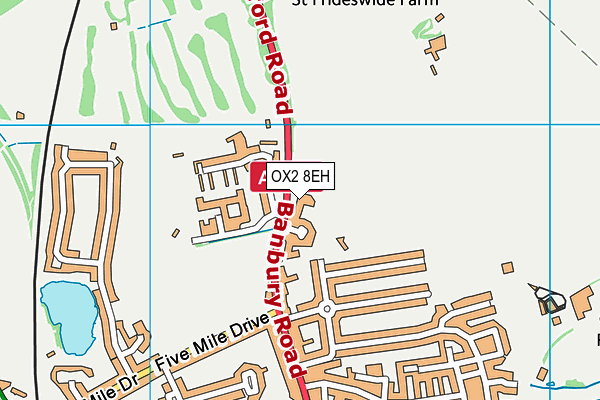 OX2 8EH map - OS VectorMap District (Ordnance Survey)