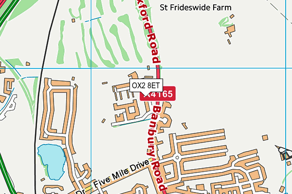 OX2 8ET map - OS VectorMap District (Ordnance Survey)