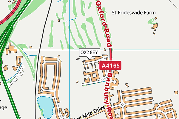 OX2 8EY map - OS VectorMap District (Ordnance Survey)