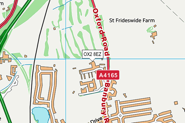 North Oxford Golf Club map (OX2 8EZ) - OS VectorMap District (Ordnance Survey)