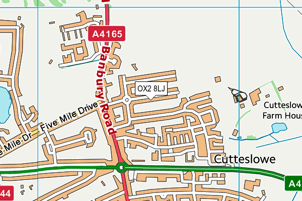 OX2 8LJ map - OS VectorMap District (Ordnance Survey)