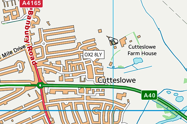 OX2 8LY map - OS VectorMap District (Ordnance Survey)