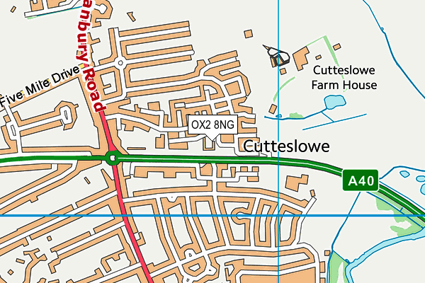 OX2 8NG map - OS VectorMap District (Ordnance Survey)