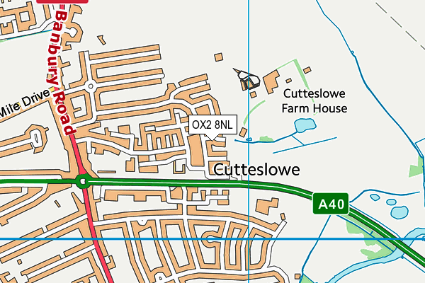 OX2 8NL map - OS VectorMap District (Ordnance Survey)