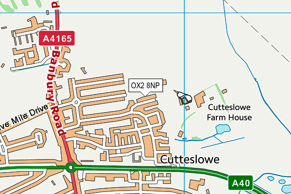 OX2 8NP map - OS VectorMap District (Ordnance Survey)